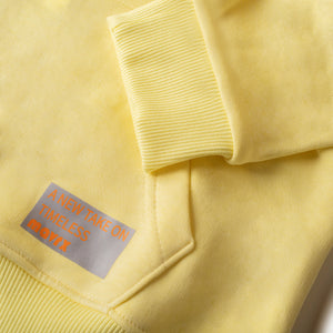 Yellow over size Hoodie