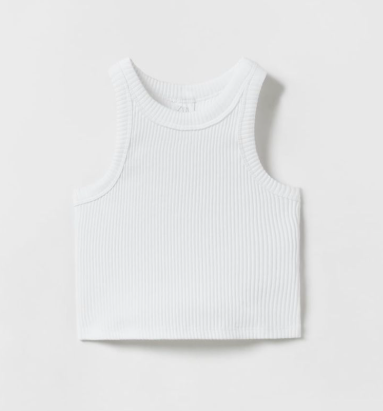 Edgy Tank top - White