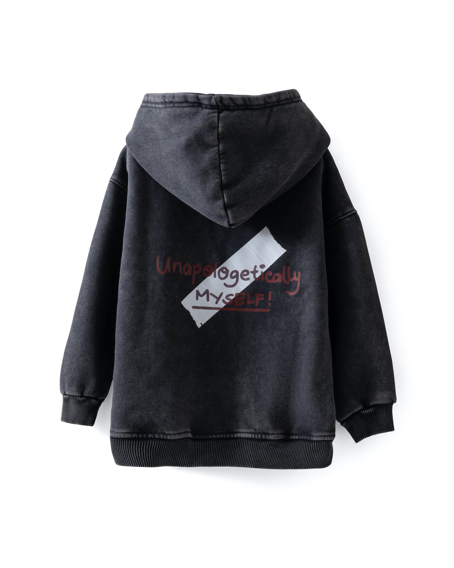 Washed-Out Full-Zip Jacket - Grey