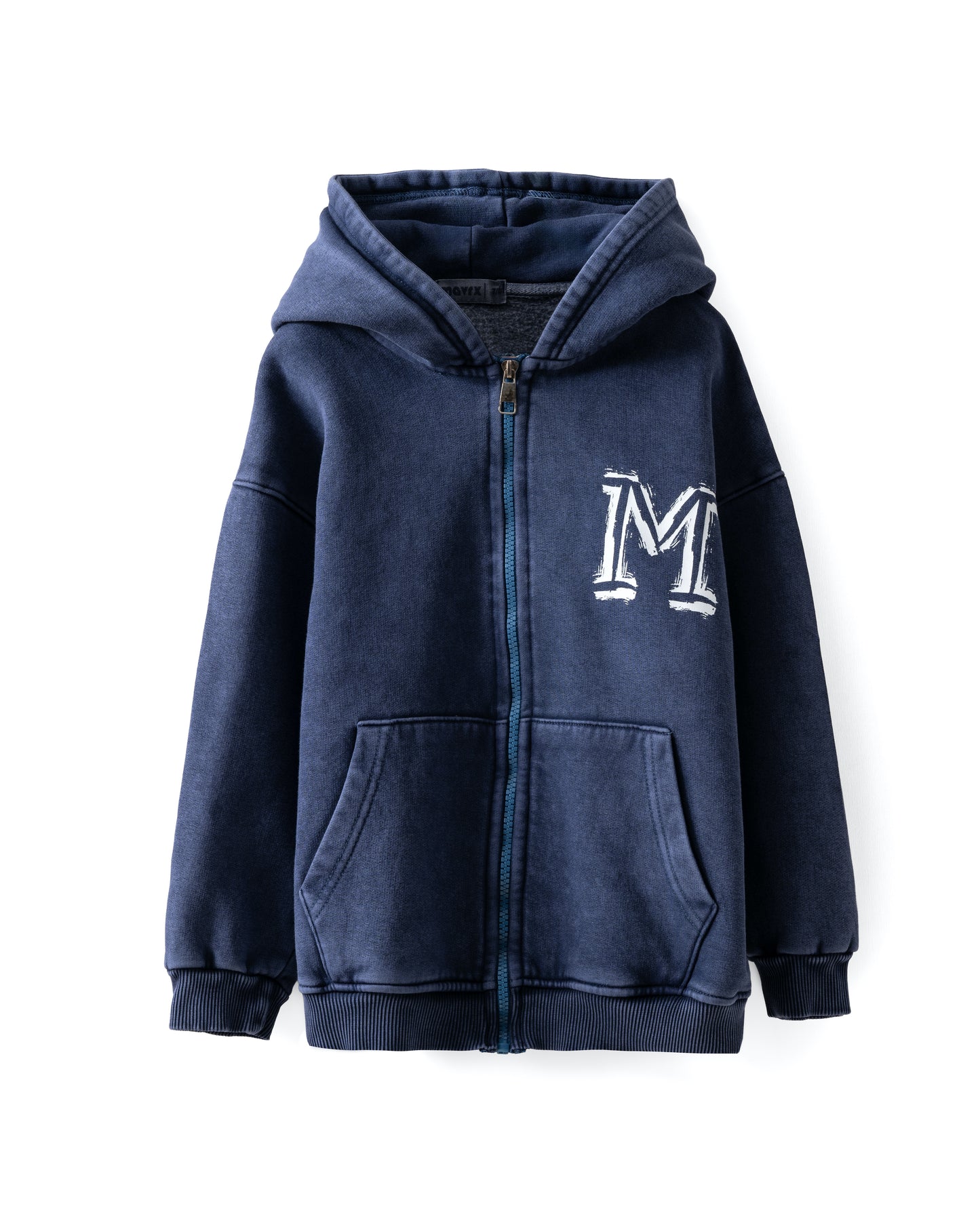 Washed-Out Full-Zip Jacket - Blue