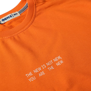 Orange Over size T-shirt