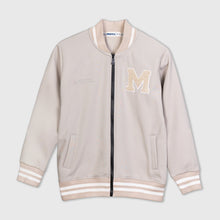 Load image into Gallery viewer, BOMBER JACKET WITH PATCHES - Beige - Mavrx
