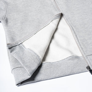 Grey Full-Zip Jacket - Mavrx