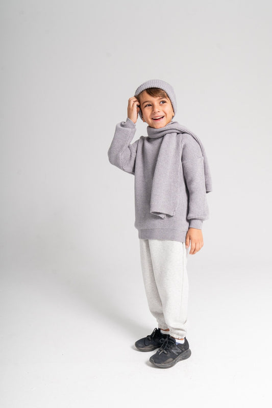 Grey knit set - Mavrx
