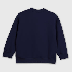 Navy Oversize Sweatshirt - Mavrx