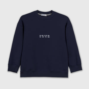 Navy Oversize Sweatshirt - Mavrx