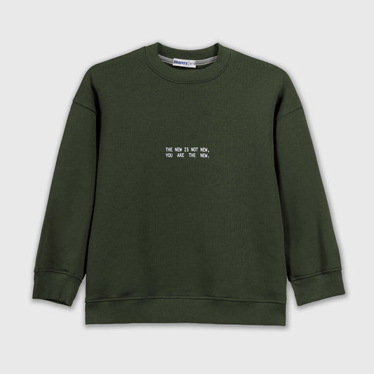 Olive Oversize Sweatshirt - Mavrx