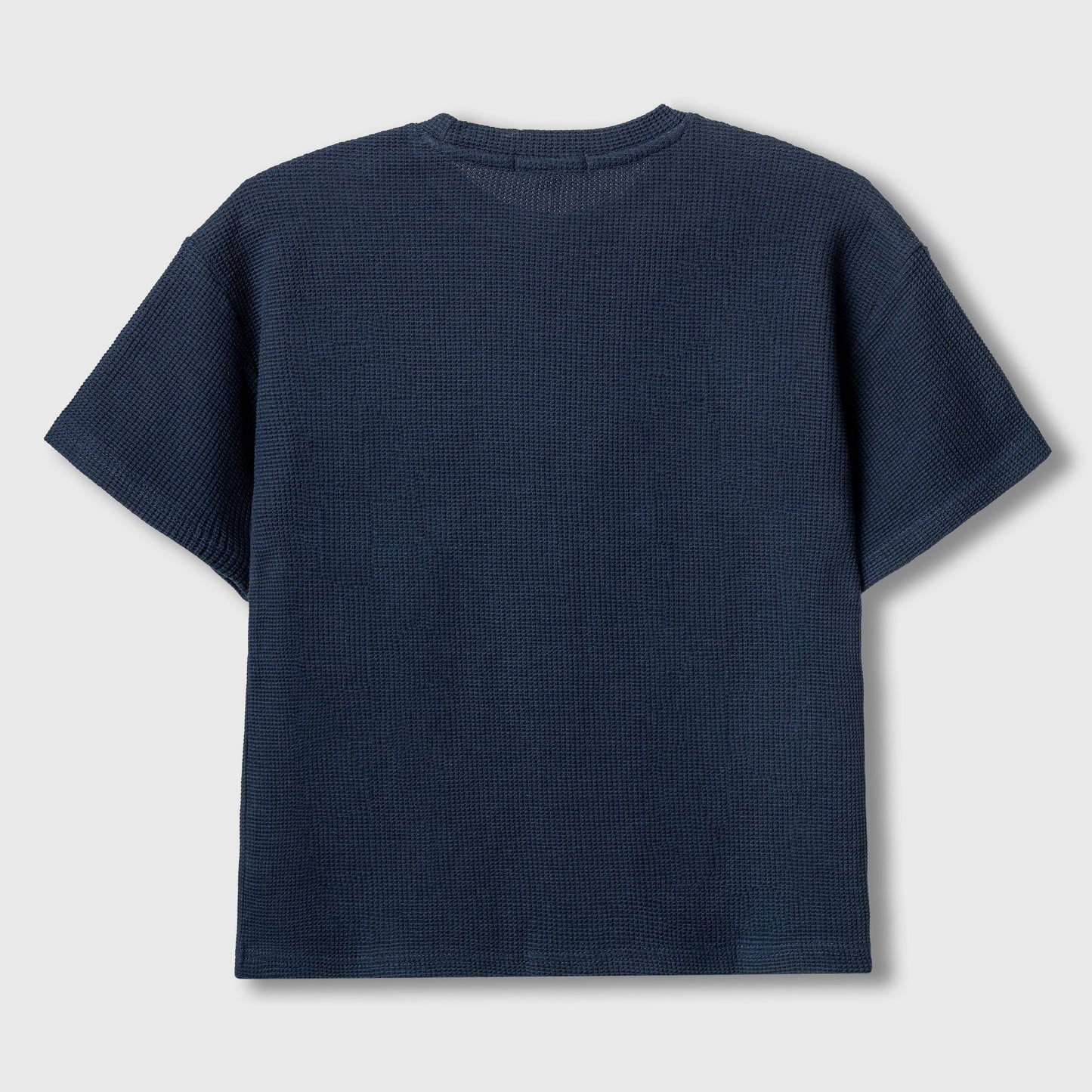 Textured T-shirt Navy blue - Mavrx