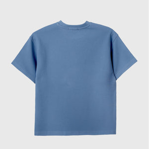 Textured T-shirt - Petrolum - Mavrx