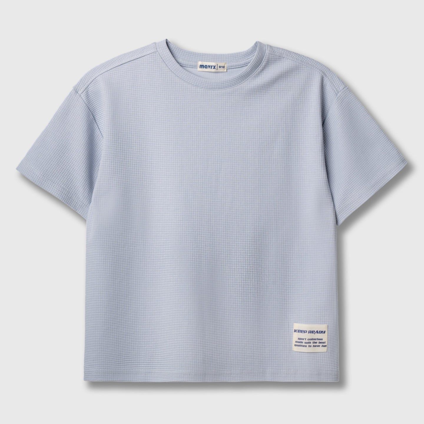 Textured T-Shirt - Silver - Mavrx