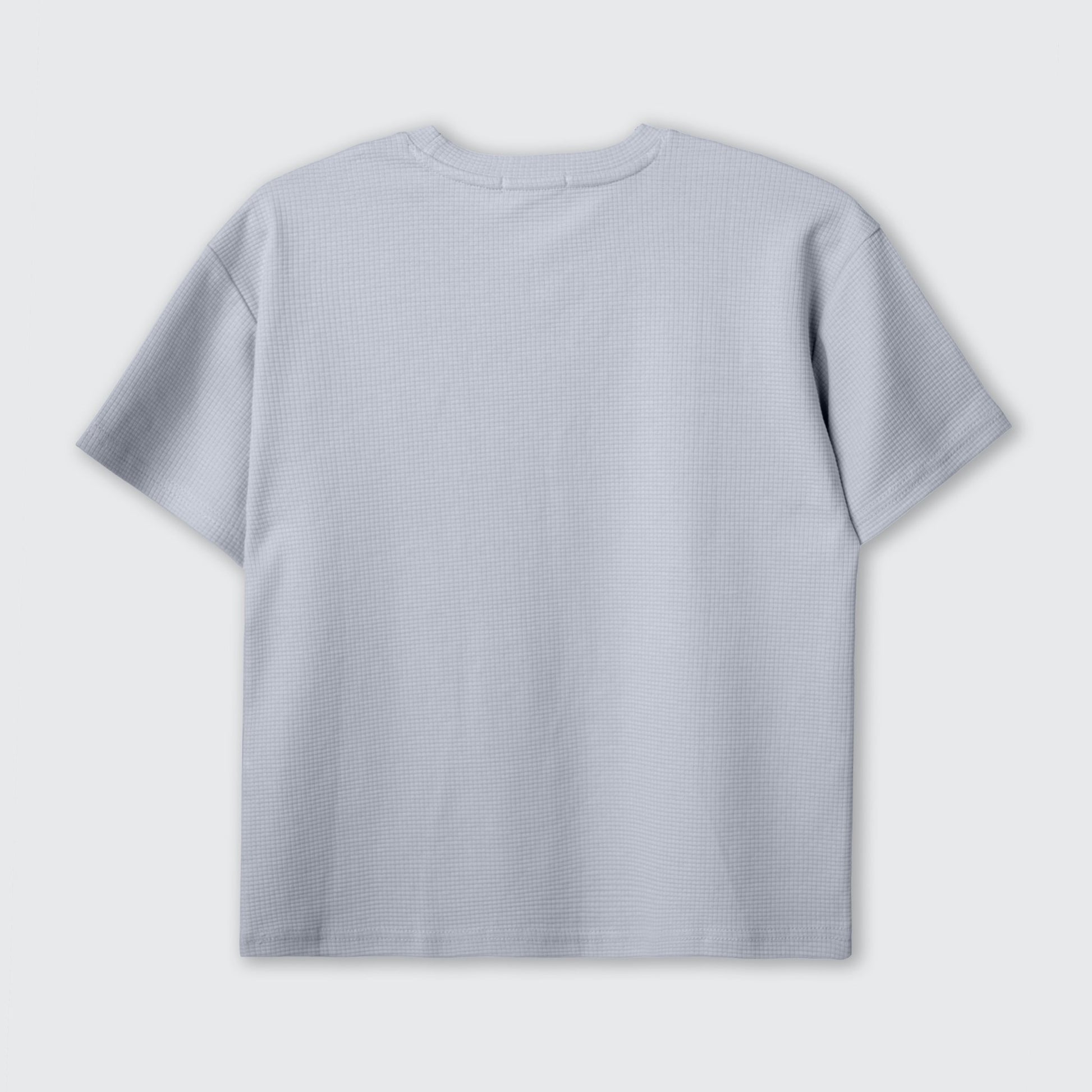 Textured T-Shirt - Silver - Mavrx