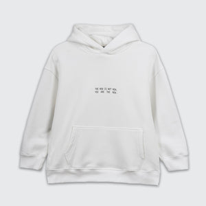 White oversize hoodie - Mavrx