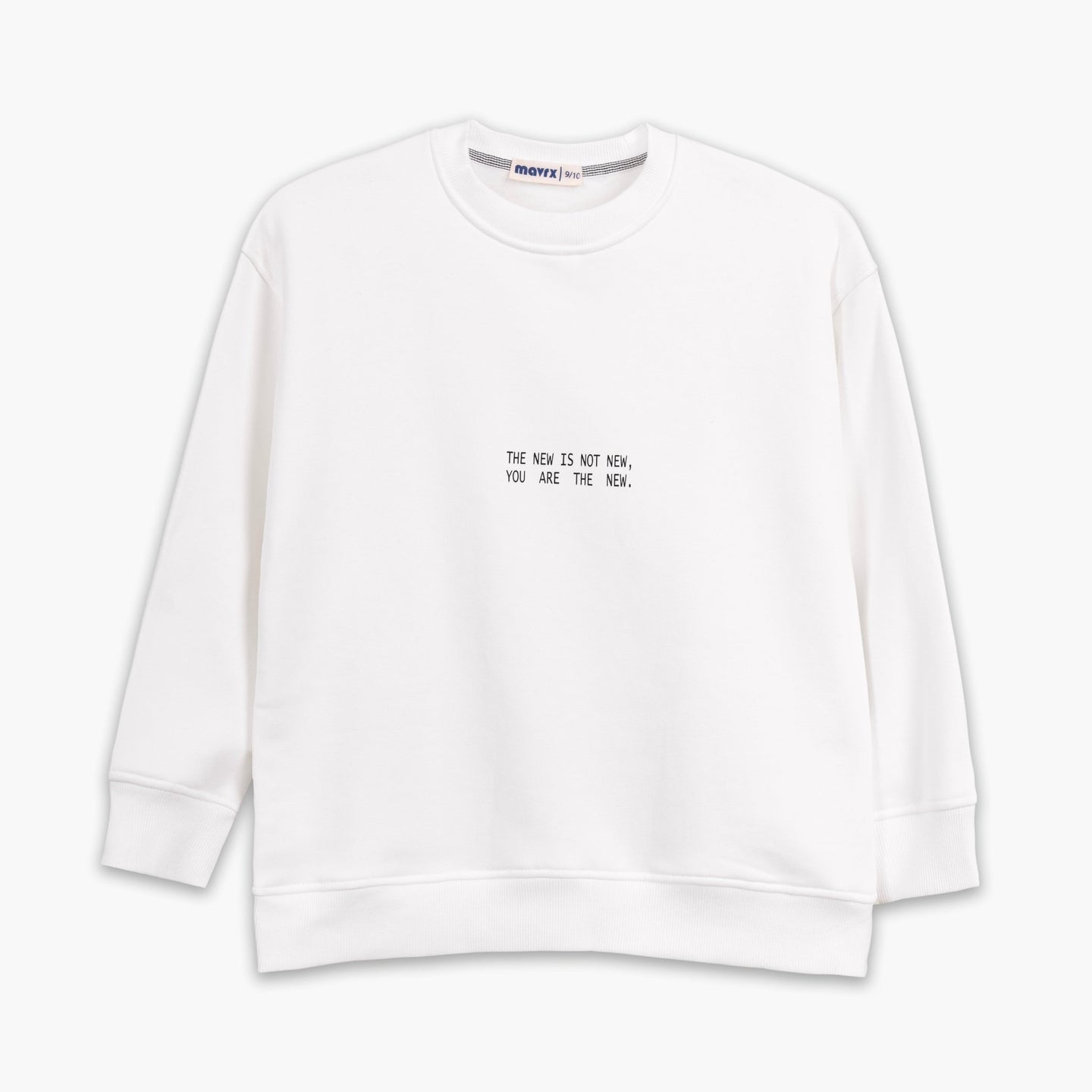 White oversize sweatshirt - Mavrx